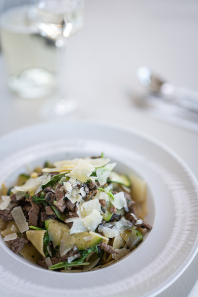 Pappardelle with beef